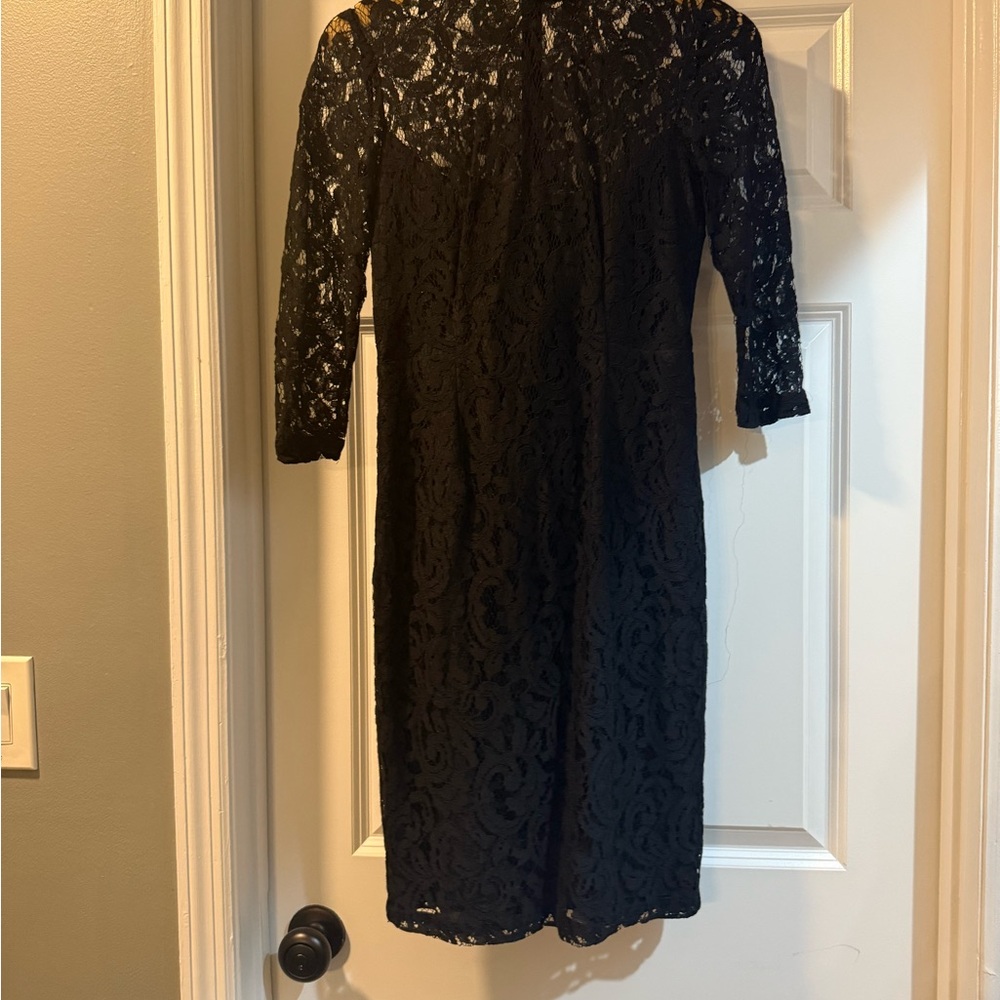 Reiss Black Lace Cocktail Dress size 4